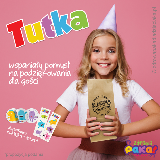 TUTKA – zestaw upominkowy dla dzieci z przekąskami | Zdrowa Paka