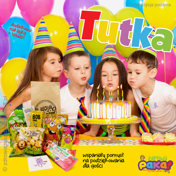TUTKA – zestaw upominkowy dla dzieci z przekąskami | Zdrowa Paka