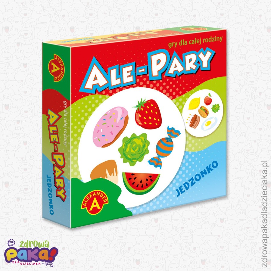 Gra Ale Pary: Jedzonko – gra pamięciowa dla dzieci | edukacyjna zabawa z jedzeniem