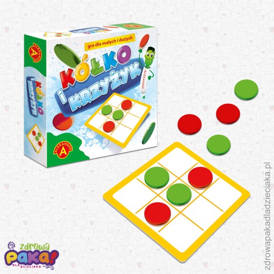 Kółko i Krzyżyk Mikro – kieszonkowa gra logiczna | Alexander