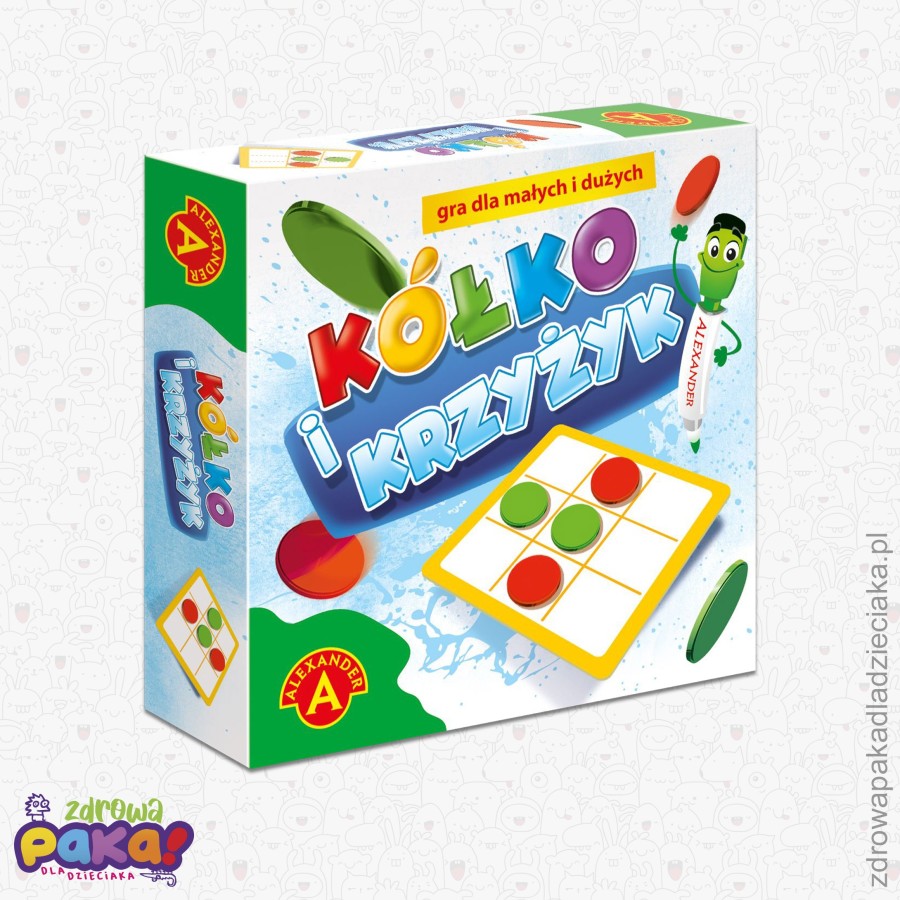 Kółko i Krzyżyk Mikro – kieszonkowa gra logiczna | Alexander