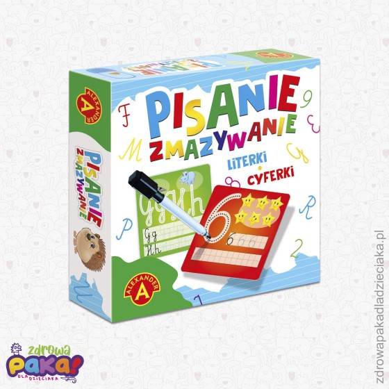 Pisanie i Zmazywanie – gra edukacyjna, wersja mini | Alexander