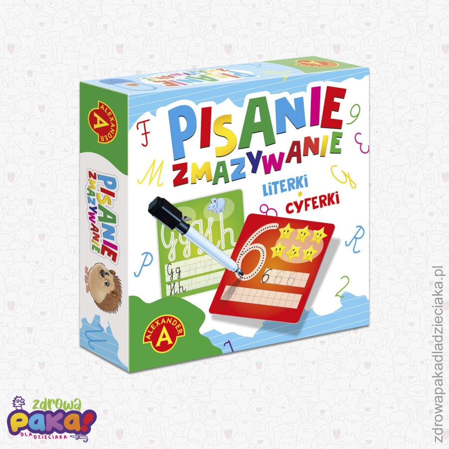 Pisanie i Zmazywanie – gra edukacyjna, wersja mini | Alexander