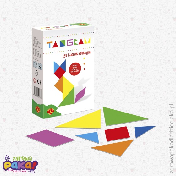 Tangram – mini układanka edukacyjna | Alexander