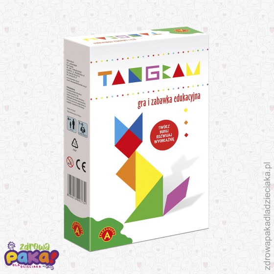 Tangram – mini układanka edukacyjna | Alexander