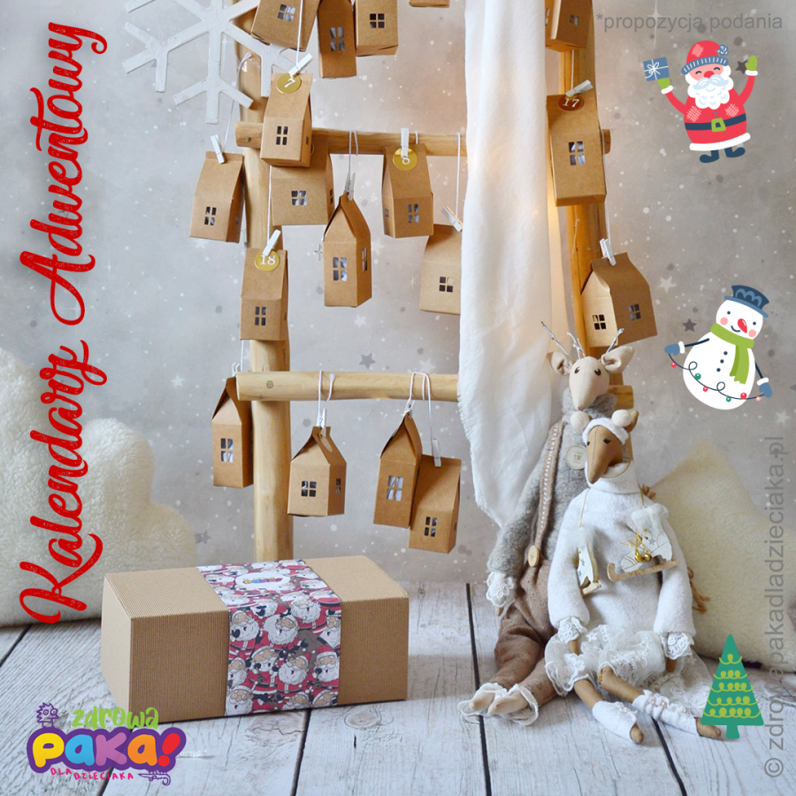 Kalendarz adwentowy DIY dla dzieci – zdrowe święta i zabawa