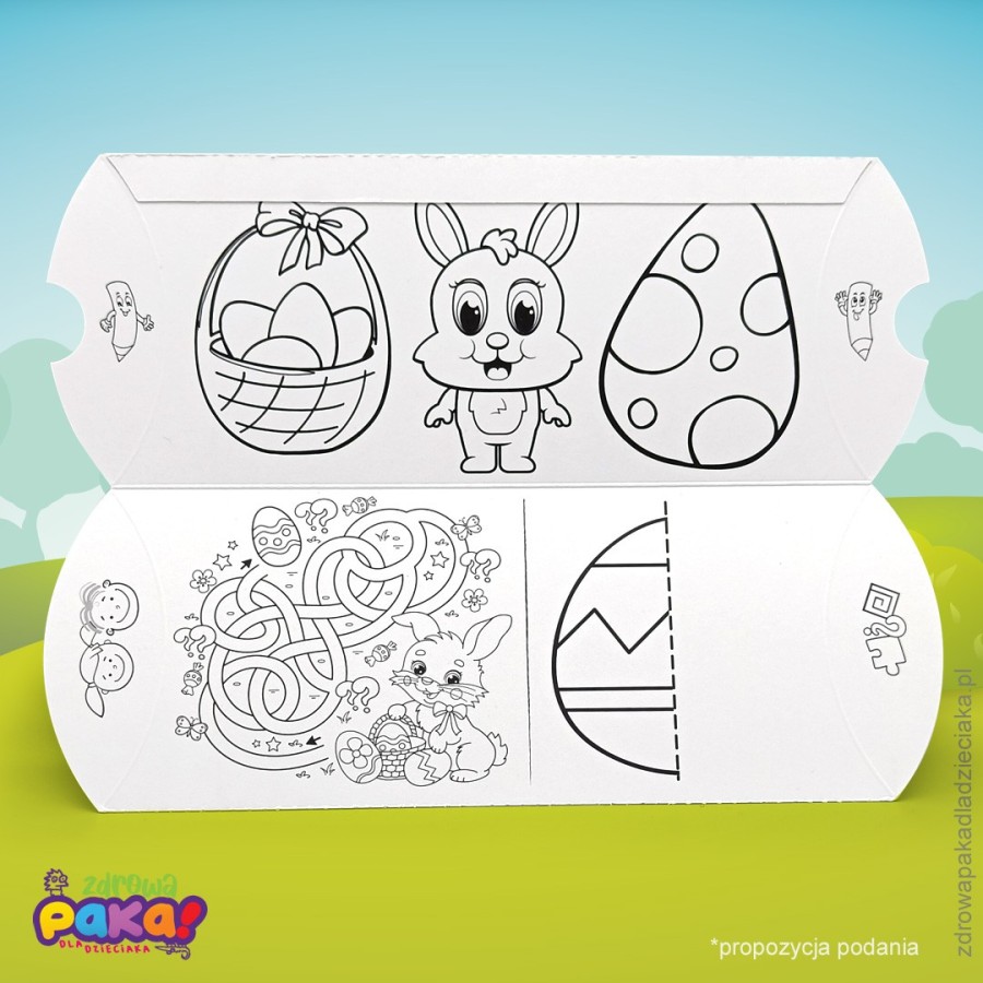 MINI TUTKA EASTER – Prezent wielkanocny dla dzieci | Zdrowe słodycze