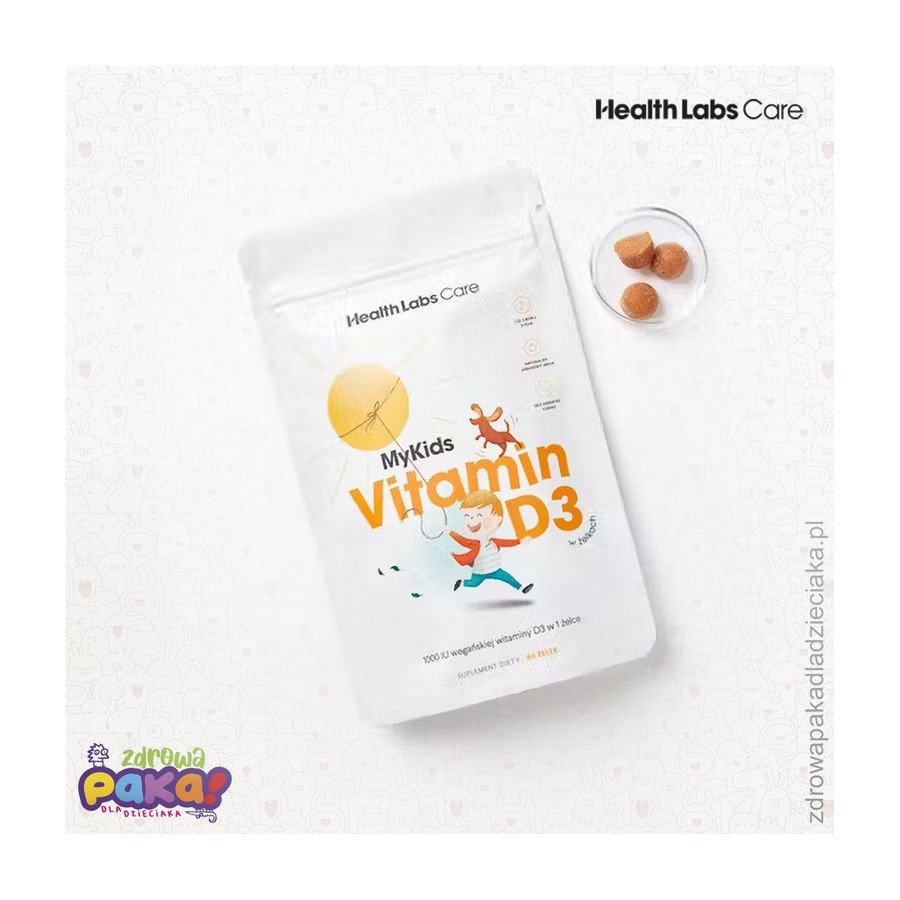 MyKids Vitamin D3 60 żelek – witamina D dla dzieci | Health Labs