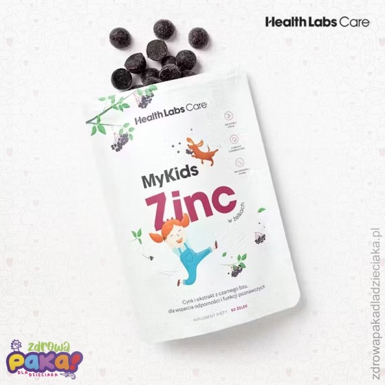 MyKids Zinc 60 żelek – cynk dla dzieci | Health Labs