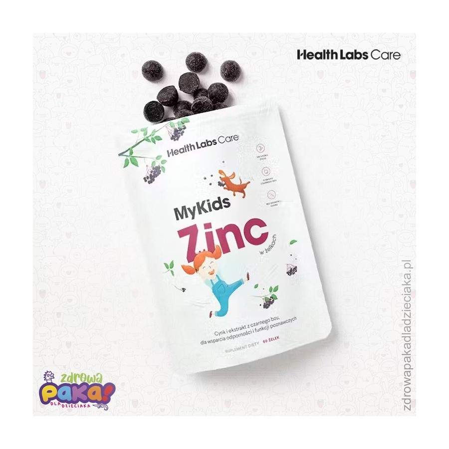 MyKids Zinc 60 żelek – cynk dla dzieci | Health Labs