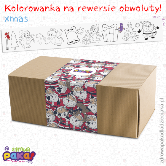 FAJNA PAKA | Gotowy zestaw prezentowy dla dzieci | Zdrowe przekąski