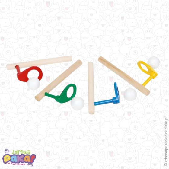 Unosząca się piłeczka – zabawka oddechowa | wzór losowy | GOKI