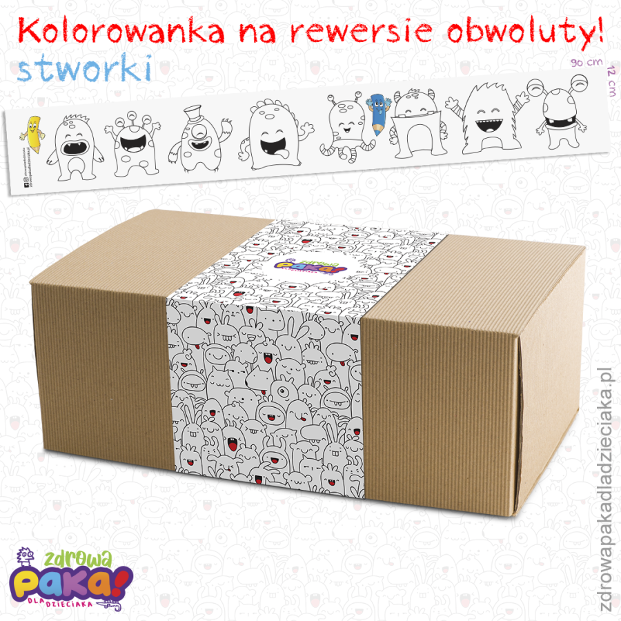 FAJNA PAKA | Gotowy zestaw prezentowy dla dzieci | Zdrowe przekąski