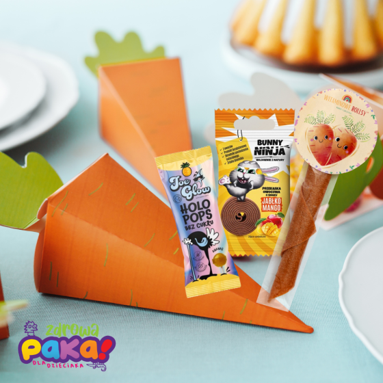 MARCHEWKA – zestaw słodyczy i przekąsek dla dzieci | Wielkanoc