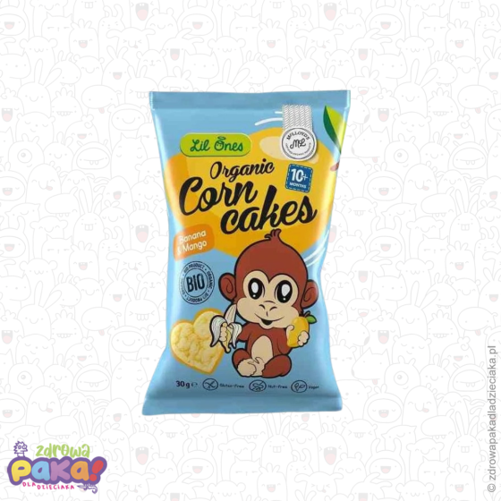 Chrupki kukurydziane banan–mango BIO 30 g | McLloyd’s