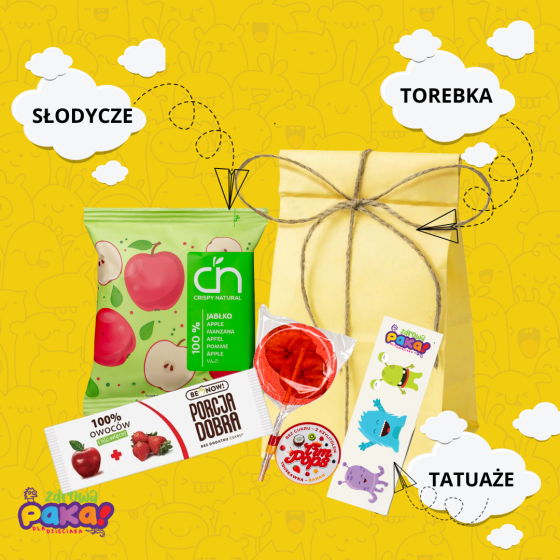 TUTKA ŻÓŁTA ( gotowy zestaw prezentowy dla dziecka)
