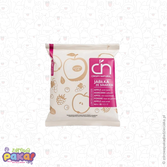 Chipsy z jabłka o smaku owoców leśnych 18 g | Crispy Natural