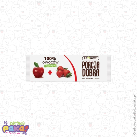 Listek jabłkowo-truskawkowy 16 g | Porcja Dobra – 100% owoców