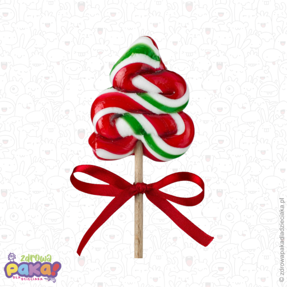 Lizak Choinka bez cukru 40 g | Kraina Słodkości