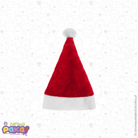 Czapka Świętego Mikołaja Premium 🎅 – gadżet i dodatek do paczek