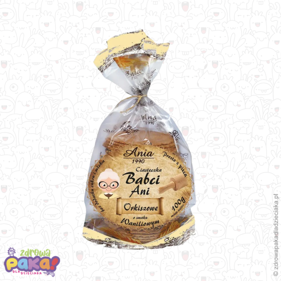Ciasteczka orkiszowe – bez dodatku cukru 100 g | Ania