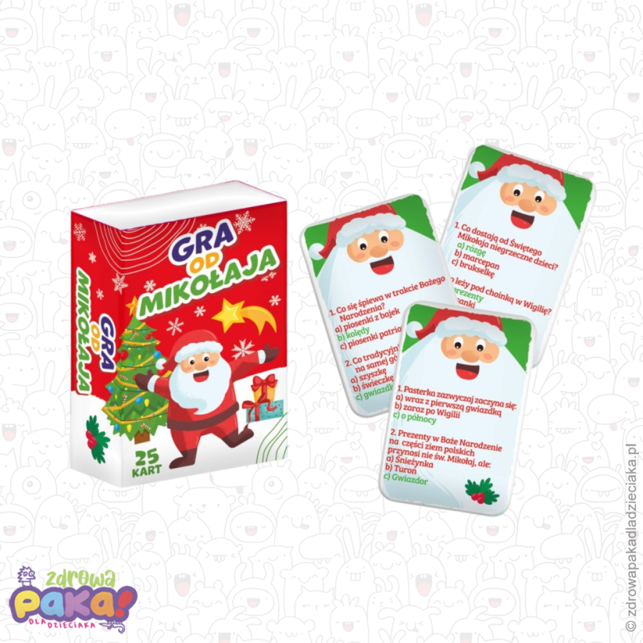 Gra od Mikołaja Mini | świąteczna gra kieszonkowa dla dzieci | Kangur Gra od Mikołaja Mini | świąteczna gra kieszonkowa dla dzieci | Kangur