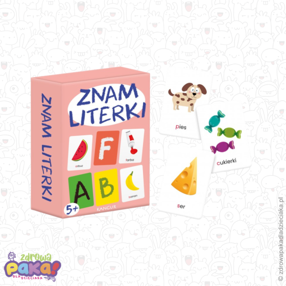 Znam literki – gra edukacyjna mini | Kangur