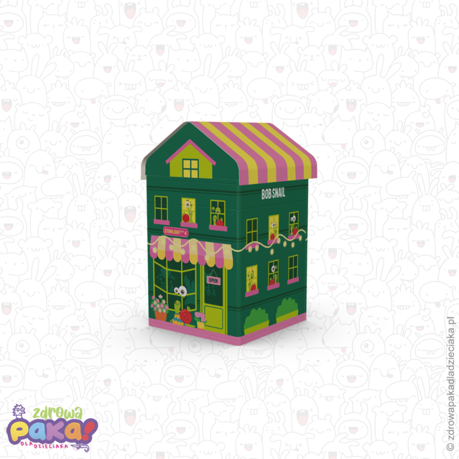 Zestaw Domek Bob Snail | zdrowe przekąski owocowe bez cukru i glutenu