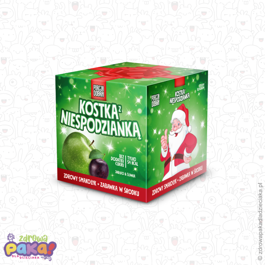 Kostka świąteczna jabłkowo-śliwkowa 16 g | Porcja Dobra