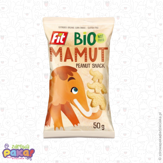 BIO MAMUT Chrupki kukurydziane o smaku orzechowym bezglutenowe BIO 50