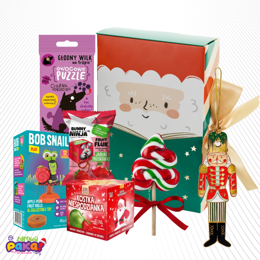 Paczka Mikołajkowa dla dzieci – Prezent na Mikołajki Premium (zdrowe s