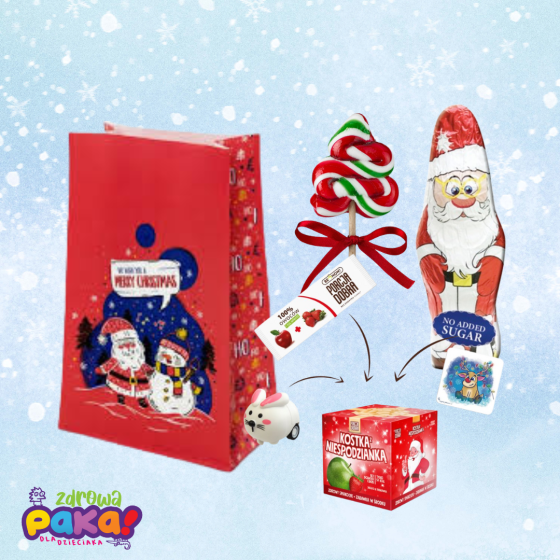 Świąteczna Paczka Bez Dodatku Cukru od Mikołaja – zdrowy prezent