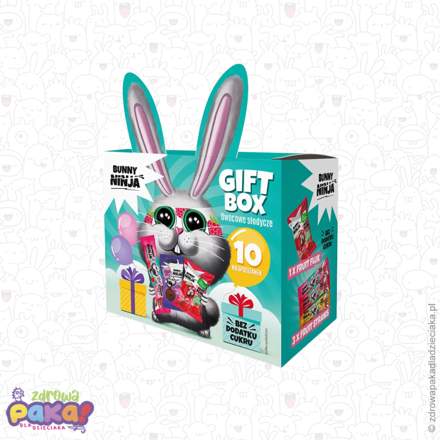 Gift Box – owocowe słodycze 108 g | Bunny Ninja