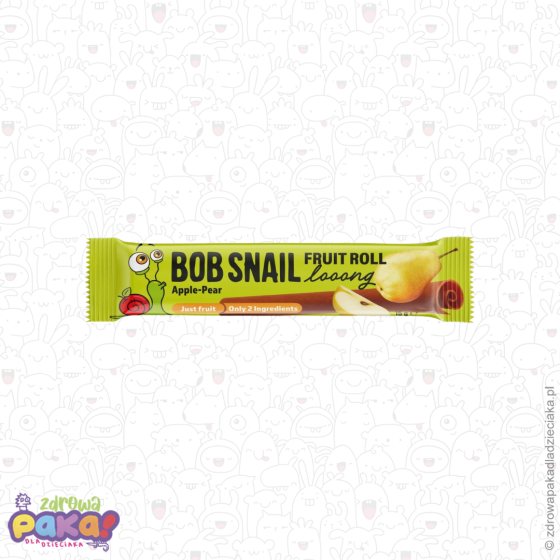 Fruit Roll Looong jabłko gruszka 15 g Bob Snail | owocowy rulonik