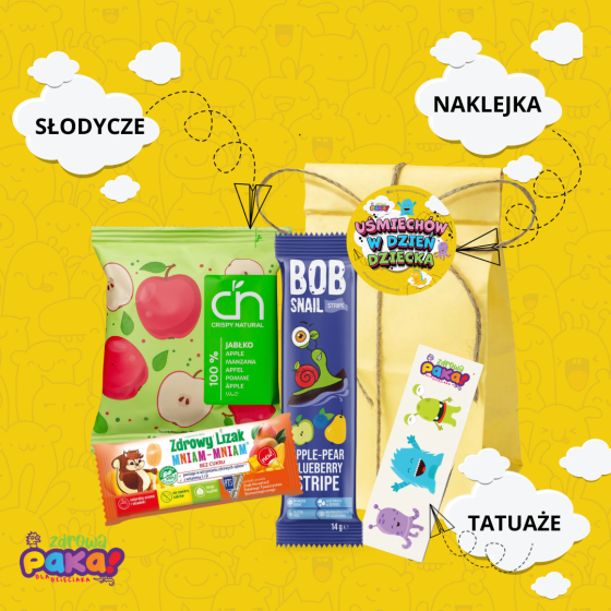 Tutka żółta na Dzień Dziecka dla przedszkoli – upominek dla dzieci | Z