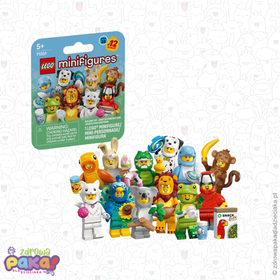 LEGO® Minifigurki Zwierzęta 71051 – kolekcjonerskie figurki LEGO