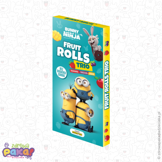 Minionki Fruit Rolls Trio – rolki owocowe 45 g | Bunny Ninja