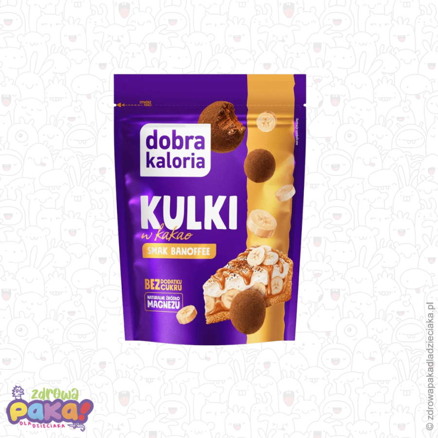 Kulki Banoffee w kakao 65 g bez dodatku cukru | Dobra Kaloria